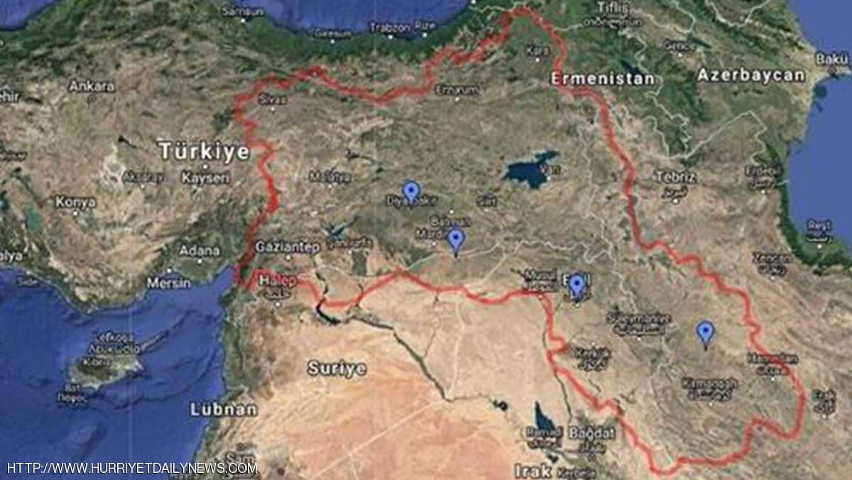 تركيا تخاطب غوغل لإزالة خريطة تزعجها