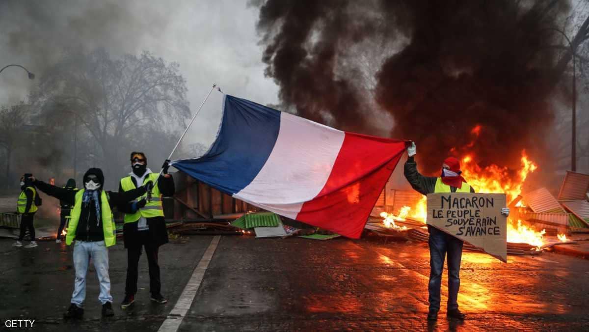 تظاهرات “السترات الصفراء” تتجدد للأسبوع العاشر في فرنسا