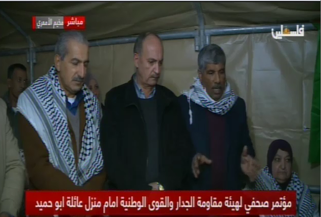 عساف: سيتم إعادة بناء منزل عائلة أبو حميد وكافة المنازل التي هدمها الاحتلال