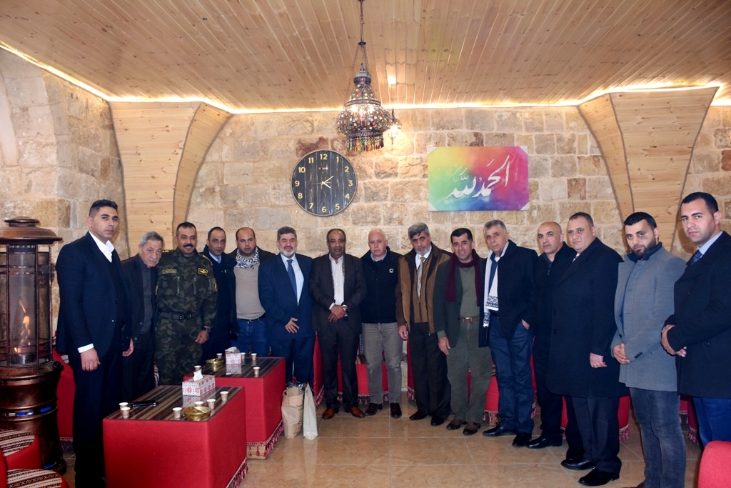 محافظ سلفيت اللواء البلوي يستقبل وفدا من لجنة اعادة اعمار مخيم اليرموك