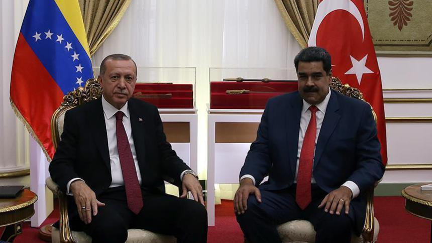 اردوغان يؤكد دعمه لمادورو