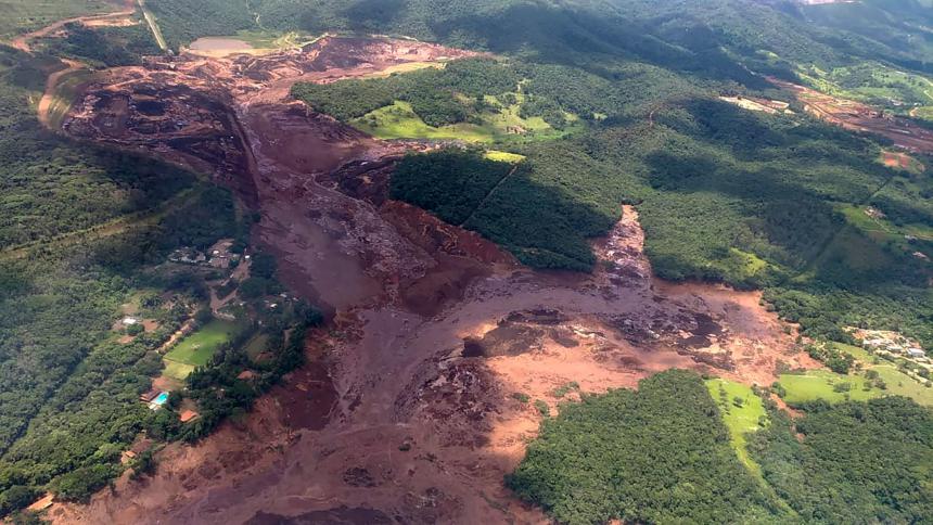 نحو 200 مفقود اثر انهيار سد في البرازيل