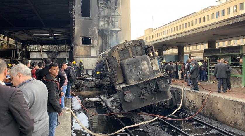 الرئيس يعزي نظيره المصري بضحايا حريق محطة القطارات الرئيسية في القاهرة