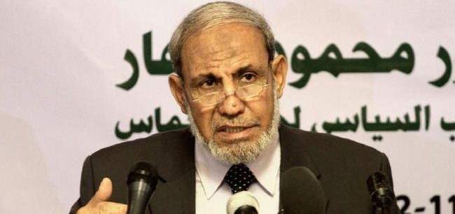 حماس ترسل رسالة تحذير إلى مصر عبر الزهار
