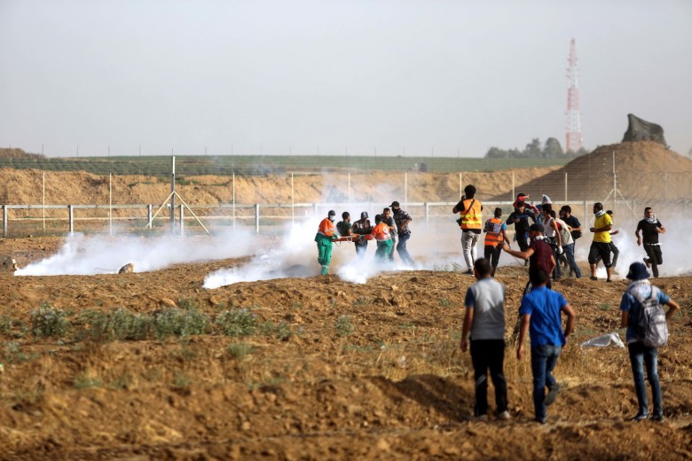 “الحركة العالمية”: قنابل الغاز الإسرائيلية قتلت 5 اطفال خلال2018