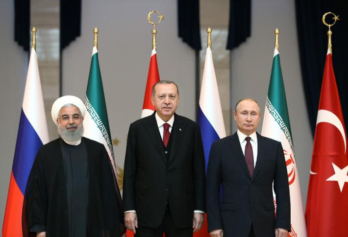 بوتين وأردوغان وروحاني يبحثون اليوم الوضع في سوريا