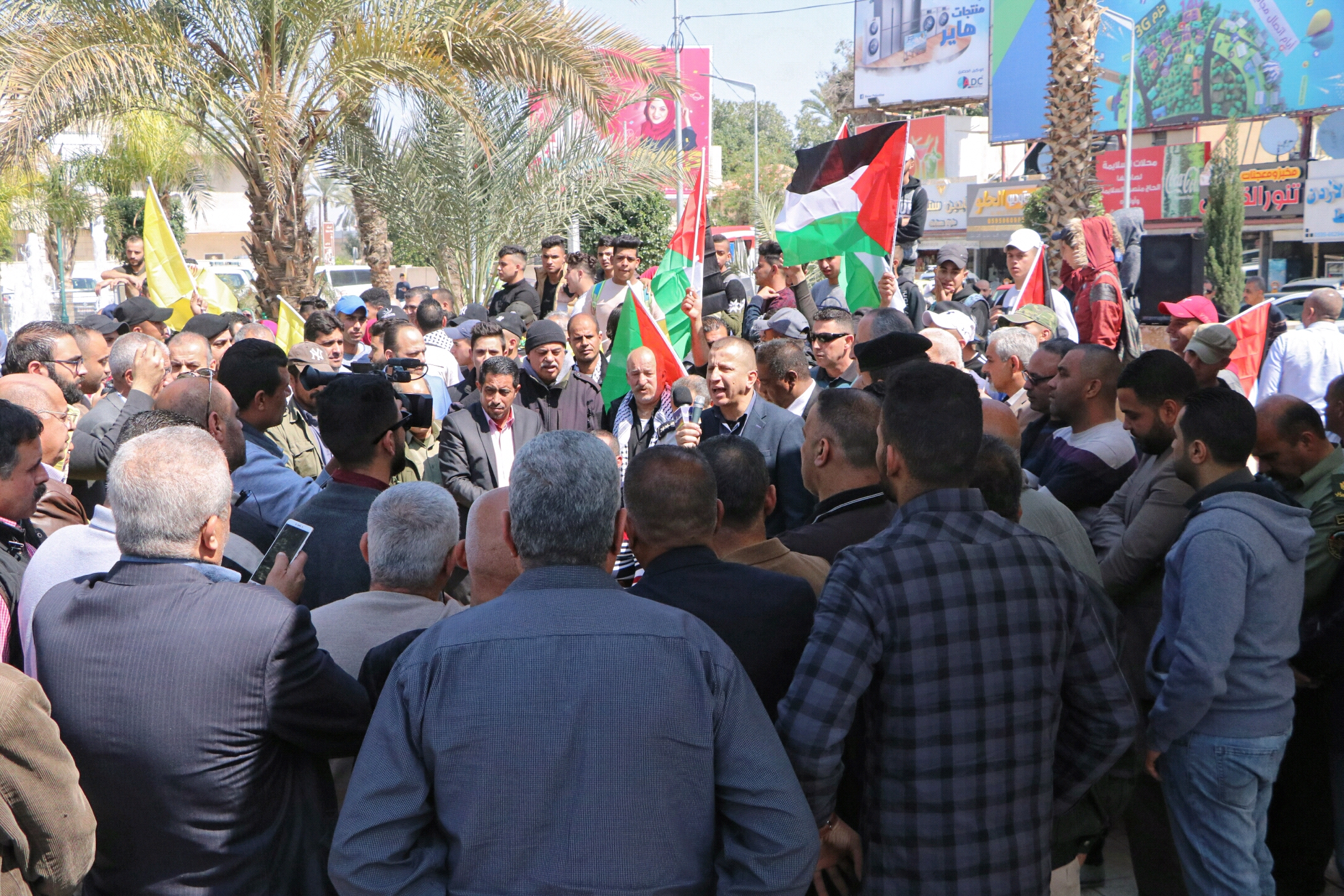 اريحا - وقفة تضامنية مع ابناء شعبنا في قطاع غزة