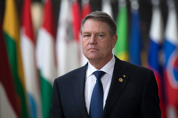 BRUSSELS, BELGIUM - DECEMBER 14: President of Romania Klaus Iohannis arrives for the European Union leaders summit at the European Council on December 14, 2017 in Brussels, Belgium. The European Council summit is meeting for two days to discuss issues related to Brexit, defence, education, immigration and foreign policy. (Photo by Dan Kitwood/Getty Images)