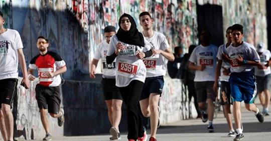 بيت لحم: بمشاركة 76 دولة انطلاق ماراثون فلسطين الدولي السابع
