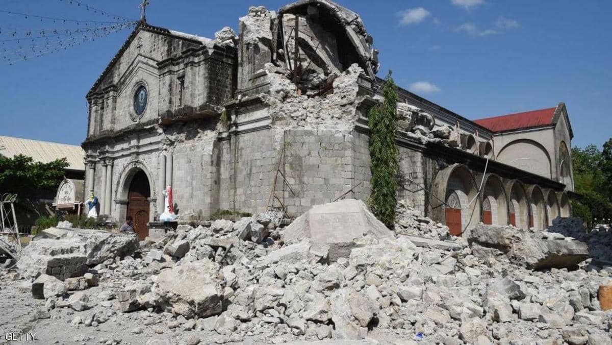 بعد يوم واحد فقط .. زلزال ثان يضرب الفلبين