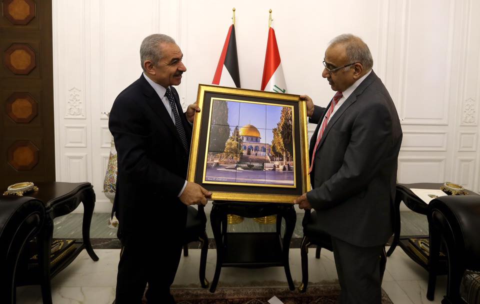 اشتية يصل العراق في زيارة رسمية على رأس وفد وزاري ورجال أعمال