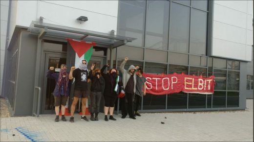 نشطاء بريطانيون يقتحمون مصنعا للأسلحة في مقاطعة “كنت” نصرة للشعب الفلسطيني