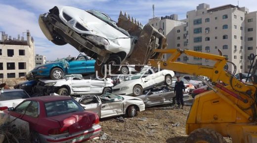 الشرطة تتلف 160 مركبة غير قانونية وتقبض على 12 مطلوبا في محافظة بيت لحم