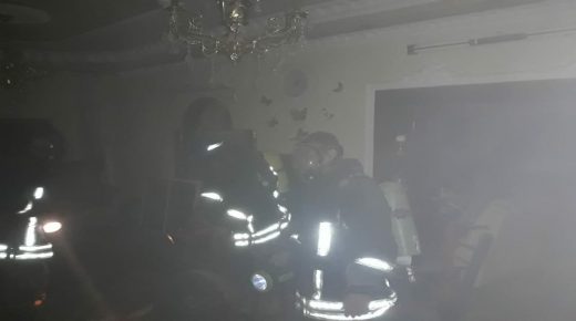 طواقم الإطفاء تنقذ ست إصابات بالإختناق إثر حريق منزل في جنين