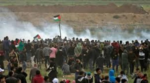اصابات خلال مهاجمة الاحتلال للمسيرات الاسبوعية شرق قطاع غزة