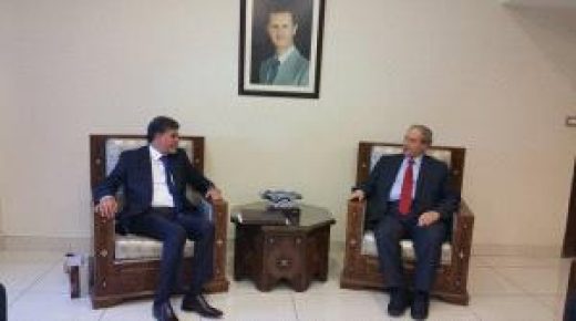 عبد الهادي يبحث مع نائب وزير الخارجية السوري تطورات الأوضاع في المنطقة