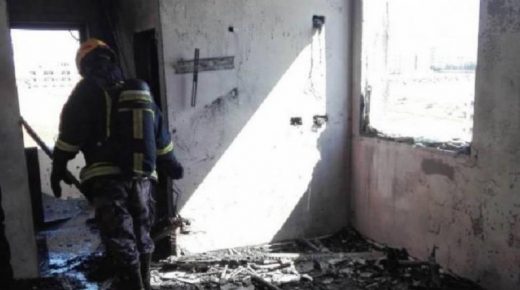 إصابة شاب بحريق شقة في محيط الجامعة العربية الأمريكية