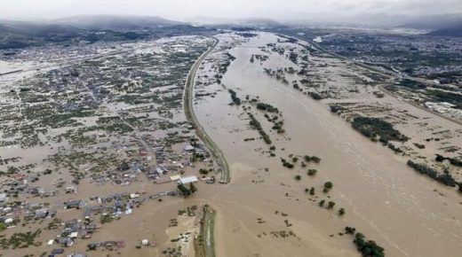 مصرع 26 شخصا على الأقل إثر الإعصار “هاغيبيس” في اليابان