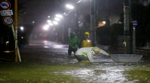 مقتل11 شخصاً على الأقل جراء إعصار في اليابان