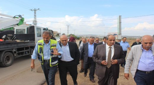 وزير الأشغال ومحافظ جنين يعلنان الانتهاء من أزمة شارع جنين – حيفا