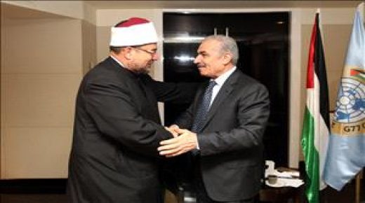 اشتية يبحث مع وزير الأوقاف المصري تعزيز التعاون في الشؤون الوقفية