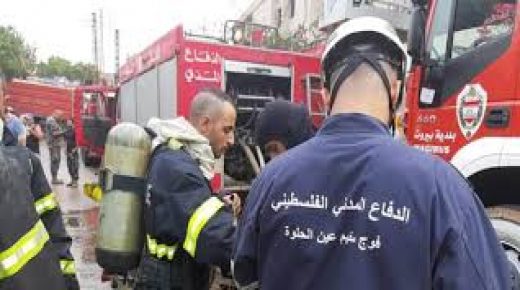 لبنان: الهلال الأحمر الفلسطيني ومتطوعو الإطفاء بالمخيمات يساعدون في عمليات الإغاثة من الحرائق