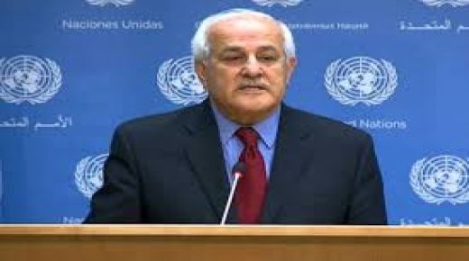 منصور يبعث برسائل لمسؤولين أممين حول الأوضاع في فلسطين