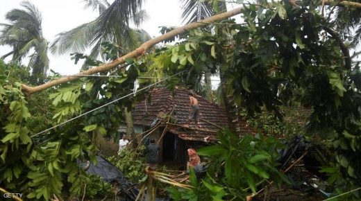 إعصار “بلبل” يقتل شخصين ويشرد الآلاف في بنغلادش