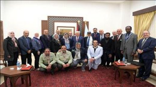 الرئيس يستقبل الوفود العربية المشاركة في المؤتمر الكشفي الوطني الأول