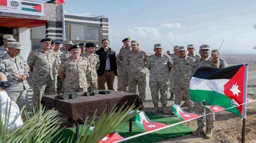 عاهل الأردن يزور الغمر بعد انهاء وضعها الخاص بموجب اتفاق السلام مع اسرائيل