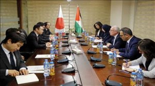 المالكي يثمن الدعم الياباني لفلسطين