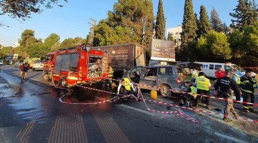مصرع عاملين من نابلس وإصابة 6 آخرين في حادث سير في الداخل المحتل