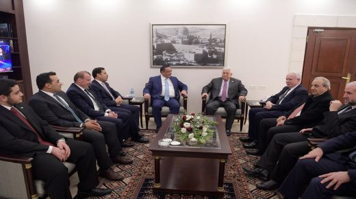 الرئيس يستقبل وزير الدولة لشؤون رئاسة الوزراء الأردني سامي الداوود