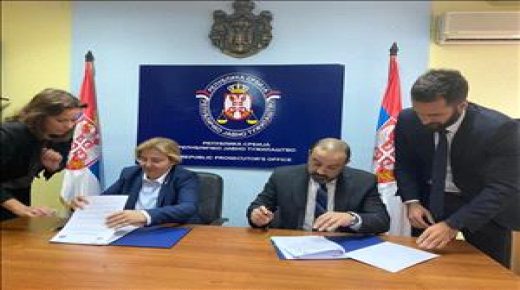 النيابة العامة توقع مذكرة تعاون قضائي مع نظيرتها الصربية