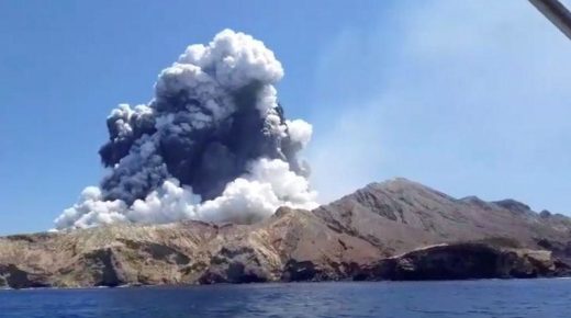 ارتفاع عدد قتلى ثورة بركان نيوزيلندا