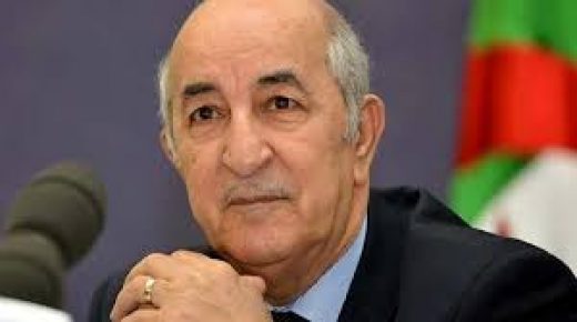 الرئيس يهنئ تبون لمناسبة انتخابه رئيسا للجزائر