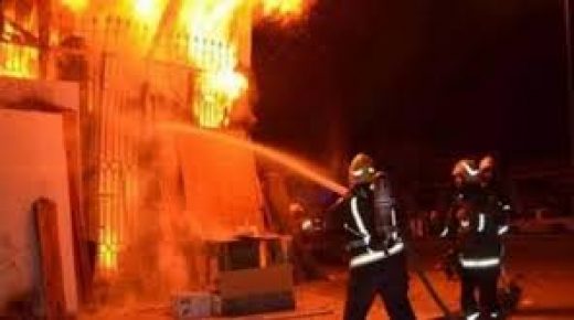 وفاة مواطن جراء حريق منزله في نابلس