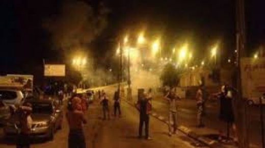 مواجهات مع الاحتلال في بلدة بيت امر
