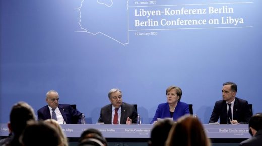 ميركل تعلن عن نتائج مؤتمر برلين حول الأزمة الليبية