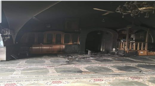 الأوقاف: إحراق مسجد جنوب القدس جريمة واعتداء صارخ على مشاعر المسلمين