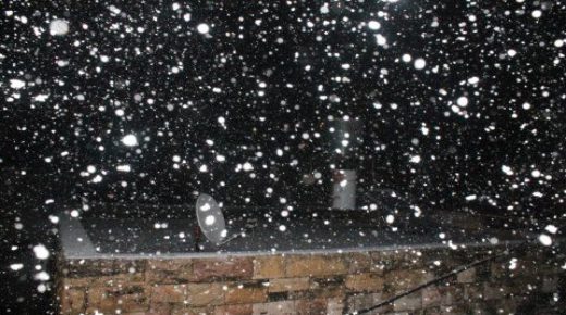 تساقط الثلوج على أجزاء من محافظة بيت لحم