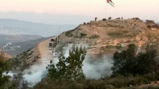 إصابة 27 مواطنا عقب اقتحام الاحتلال جبل العرمة جنوب نابلس