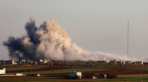 مقتل 32 جنديا تركيا في قصف سوري على إدلب