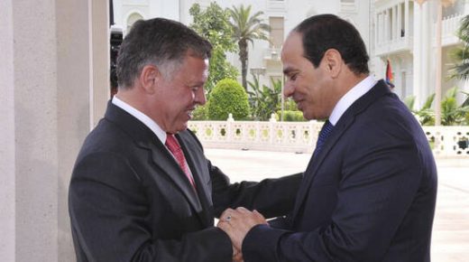 السيسي والملك عبد الله يتوصلان إلى اتفاق بشأن مكافحة فيروس “كورونا”