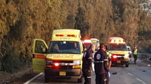 إصابة 9 فلسطينيين بحادث سير قرب العفولة