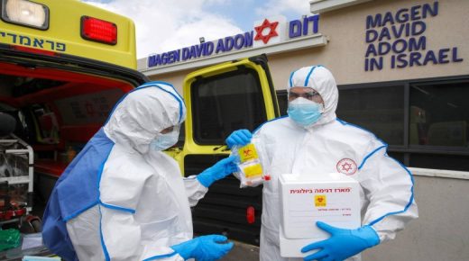 ارتفاع عدد المصابين بفيروس كورونا في “إسرائيل” إلى 3460