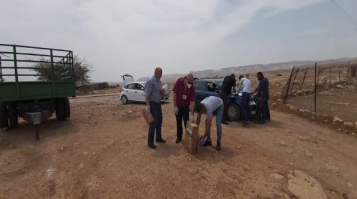 تقديم طرود تعقيم للتجمعات البدوية في أريحا والعوجا