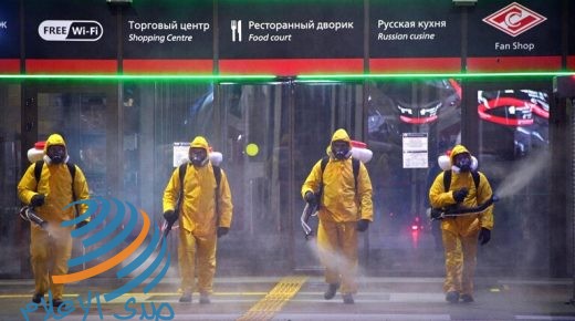 روسيا.. 178 وفاة جراء كورونا خلال يوم وانخفاض لليوم الثالث في الإصابات الجديدة