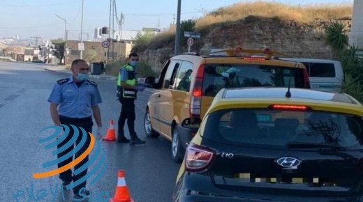 الشرطة تسحب 64 رخصة قيادة لسائقي مركبات عمومية في رام الله وقلقيلية