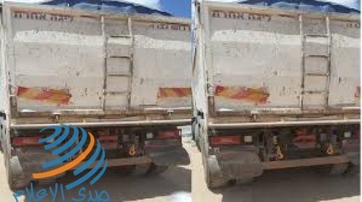 ارجاع شاحنة إسرائيلية محملة بنفايات في قلقيلية